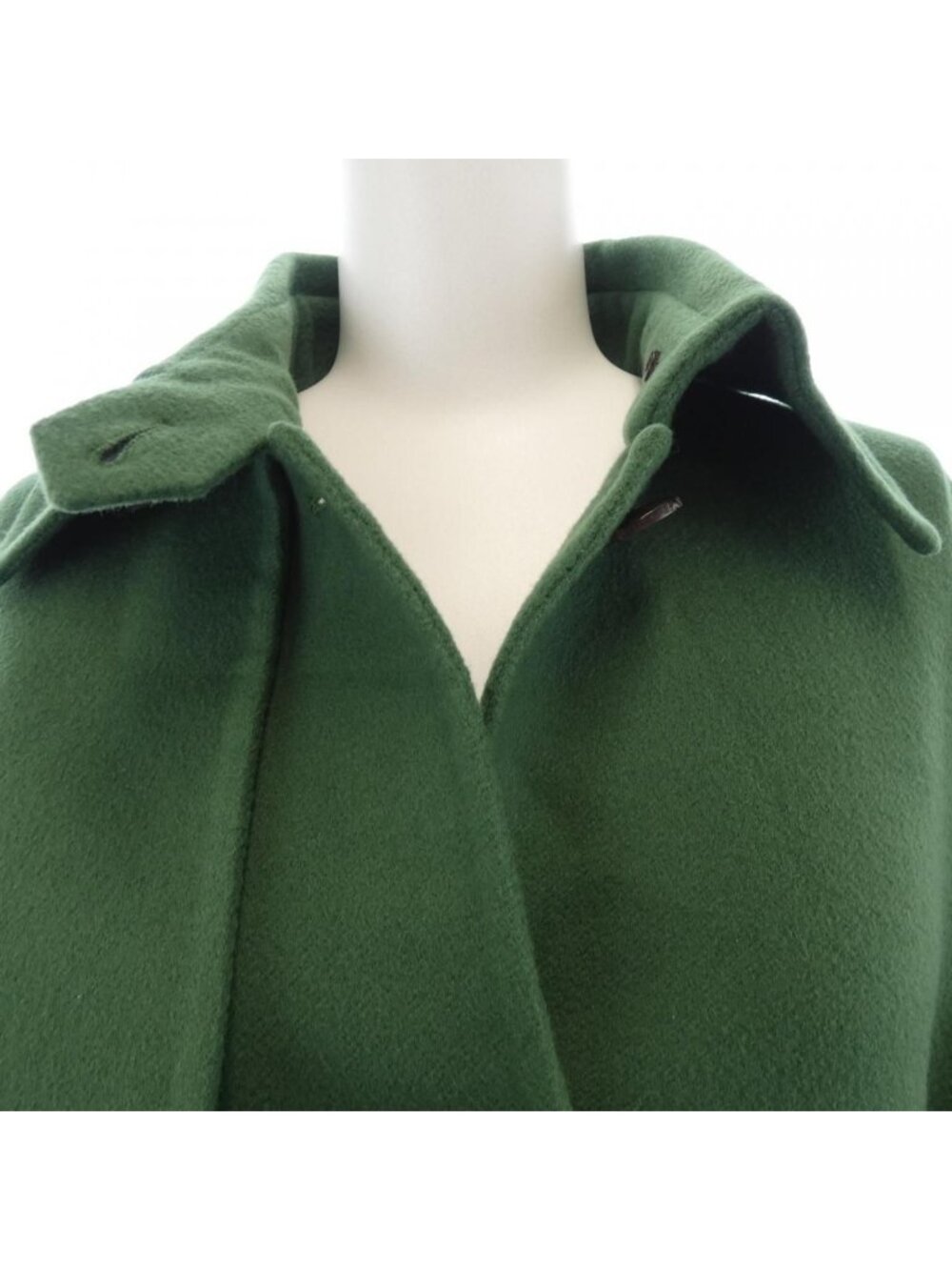 Hermes Coat Cashmere Green - Picture 5 of 7